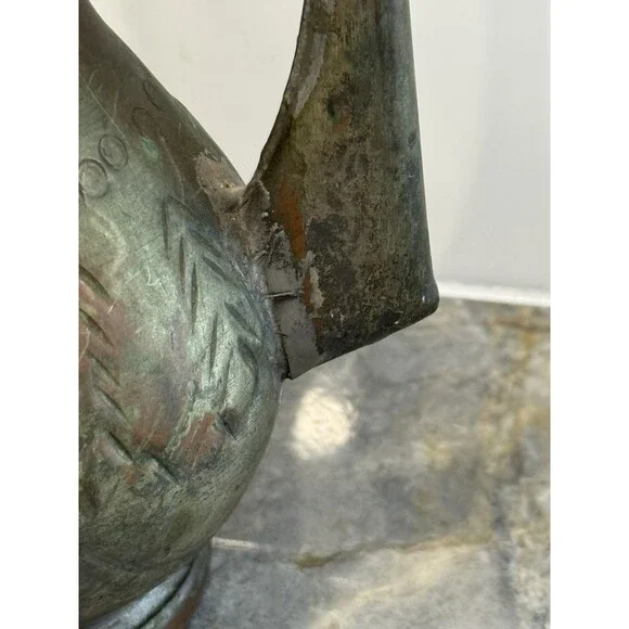 Antique Middle East Turkish Ottoman Or Middle Eastern Copper Jug Pitcher RARE - Picture 10 of 12